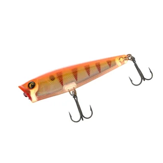 Воблер Flagman Dart Pop 65F 7g top water #B186 orange clear holo tiger