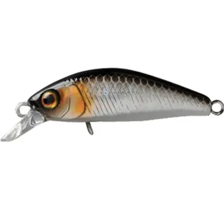 Воблер Jackall Chubby Minnow 35мм 2.3г HL Silver&amp;Black Suspending (Заглиблення: 0.5 м)