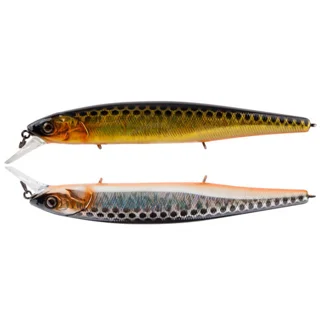 Воблер Jackall Magsquad 128SP 128mm 21.0g HL Gold &amp; Silver Black  Заглиблення, м: 1.5