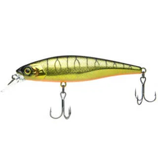 Воблер Jackall Squad Minnow 80SP 82мм 9.7 g HL Shinning Tiger Заглиблення, м: 0.8-1.2