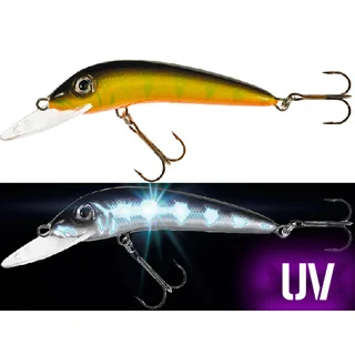 Воблер Jaxon HS Ferox UV 8cm колір OT, вага 10g загл. 0,8-3,0m плав.
