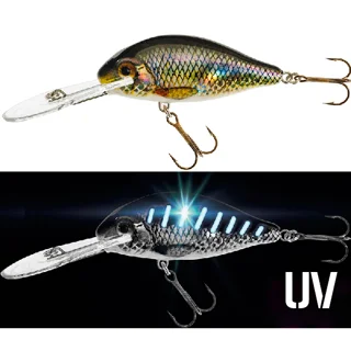 Воблер Jaxon HS Fighter UV 9cm колір PE, вага 16g загл. 4,0-6,5m плав. SDR