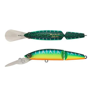 Воблер Strike Pro Magic Joint 85, Складовий 85 мм, 9 гр, Загл. 2,0м.-3,0м., Плаваючі, колір: A223S-RP