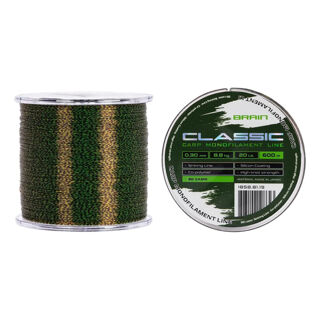 Волосінь Brain Classic Carp Line (3D camo) 600m 0.30mm 20lb 8.8kg