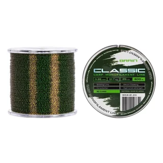 Волосінь Brain Classic Carp Line (3D camo) 600m 0.35mm 25lb 10.7kg