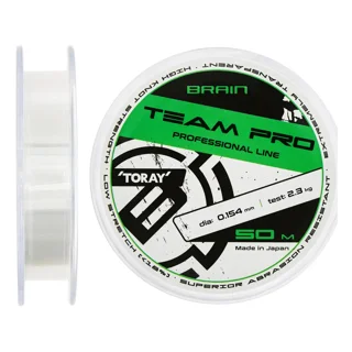 Леска Brain Team Pro 50m (clear) 0.154mm 2.3kg