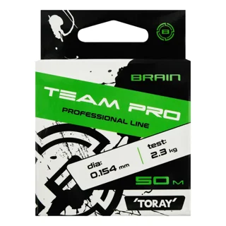 Леска Brain Team Pro 50m (clear) 0.154mm 2.3kg