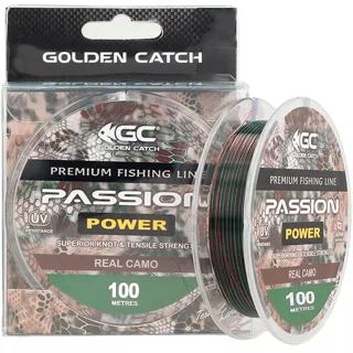 Волосінь GC Passion Power 100м Real Camo 0.440мм 50.2lb/22.8kg
