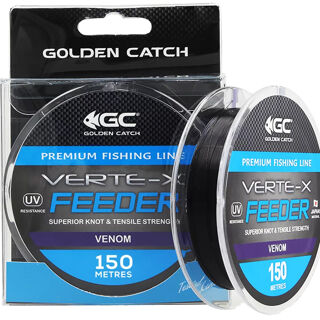 Волосінь GC Verte-X Feeder 150м Venom 0.234мм, розривне навантаження: 5.9кг