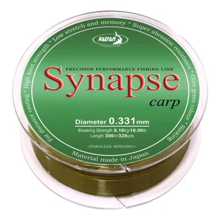 Волосінь Katran Synapse Carp 300m (olive) 0.331mm 18lb/8.1kg