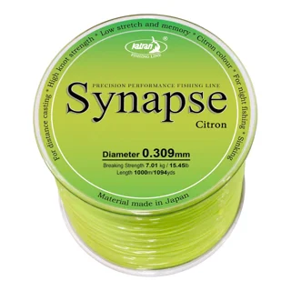Волосінь Katran Synapse Citron 1000m (citron) 0.309mm 15.45lb/7.01kg