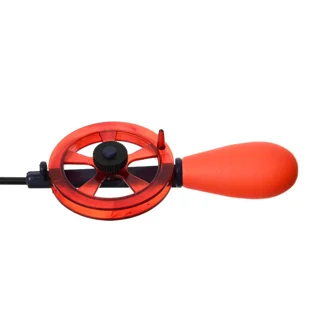 Зимний удильник Flagman Leader-N поликарбонат неопрен-ручка красная