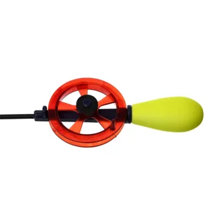 Зимний удильник Flagman Leader-N поликарбонат неопрен-ручка желтая