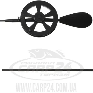 Вудка зимова Leader-N під ківок, карбон. хлист., L-31сm, вага-15,2г. EVA-ручка