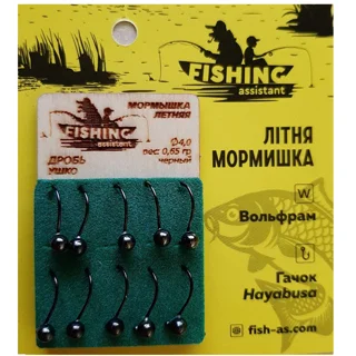 Блешня вольфрамова Winter Star літня Дроб вушко 0,65 гр колір: чорний