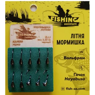 Блешня вольфрамова Winter Star літня Крапля вушко 0,50 гр колір: чорний