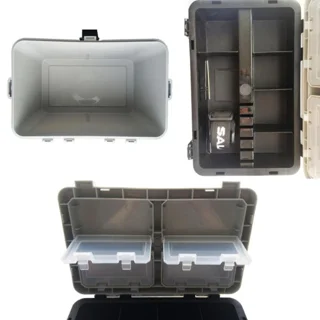 Ящик зимовий пластиковий (низький) SALMO 38х24,5см; h-29см