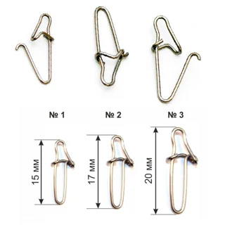 Застежка "Американка DS" №1 (10 шт.)