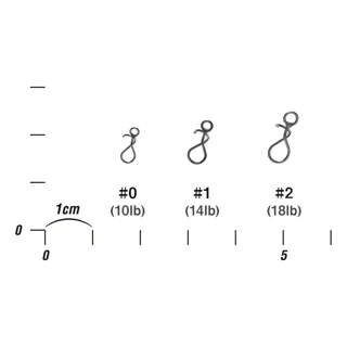 Застежка Decoy SN-5 Spiral Snap #2 18lb (6 шт/уп)