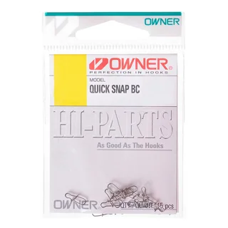 Застiбка "Owner" 52818 Quick Snap BC №0 9,6кг.15шт. black