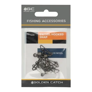 Застежка с вертлюгом GC Swivel Hooked Snap 1052BN №2(6шт)