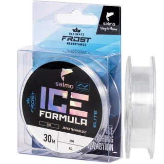 Жилка моно зимова Salmo Elite ICE FORMULA Clear  0,18 / 30м  (прозора) (інд.уп)