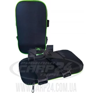 Зимові наколінники на блискавці чорні (19х33х3см)